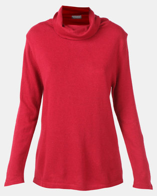 Photo of Utopia Knitwear Poloneck Red