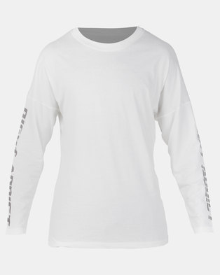 Photo of Night Addict Long Sleeve T-Shirt With Sleeve Print Black