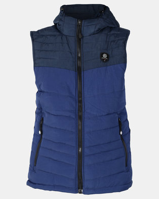 Photo of Smith & Jones Karby Puffer Gilet Blue