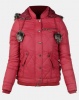 Bellfield Pom Pom Jacket Dark Raspberry Photo