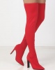 Public Desire Stage Stretch Boots Red Photo