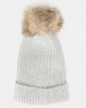 You I You & I Faux Fur Pom Pom Beanie Melange Photo