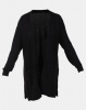 Brave Soul Fisherman Rib Knit Cardigan Black Photo