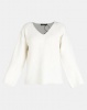 Brave Soul Over Sized V Neck Jumper Oatmeal Photo