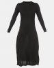 Brave Soul Long Dress With Long Sleeves Black Photo