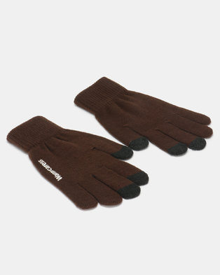 Photo of Utopia Ladies Winter Gloves Brown