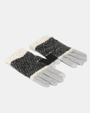 Photo of Utopia Stripe Gloves Black/Grey