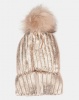 You I You & I Pom Pom Beanie Rose Gold Photo