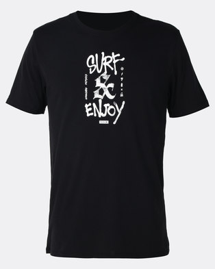 Photo of Hurley DF Surf And Enjoy T-shirt Black