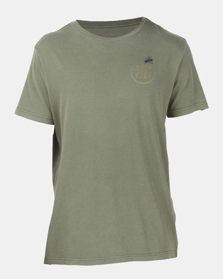 Photo of RVCA Hivemind Pigment Short Sleeve Tee Green
