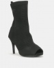 Urban Zone Sock Knit Boots Black Photo