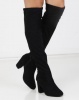 Urban Zone Over The Knee Boots Black Photo