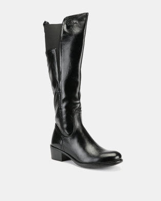 Photo of Pierre Cardin Elastic Gusset Riding Boots Black