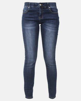 Photo of G Couture Stretch Skinny Jeans Dark Wash