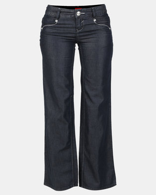Photo of Vero Moda Flex Loose Jeans Dark Blue Denim