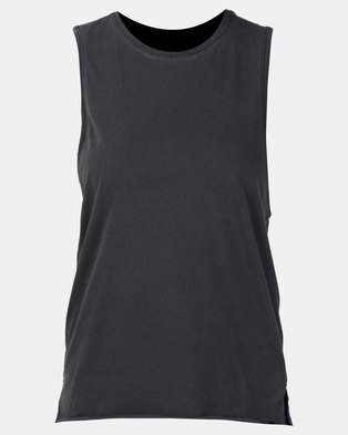 Photo of Hurley Solid Wash Biker Tank Anthracite