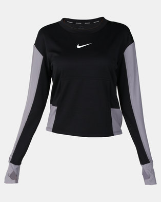Photo of Nike Performance W NK TOP PACER CREW SD GX Black