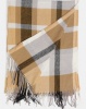 You I You & I Oversized Tasseled Check Scarf Mustard Photo