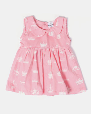 Photo of Kapas Crowns on Pink Classic Dress Pink