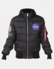 Alpha Industries Apollo 11 Puffer Jacket Black Photo