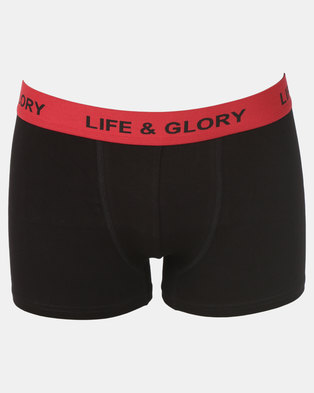 Photo of Life & Glory 5Pk Garway Bodyshort Red/Black