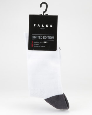 Photo of Falke Performance Falke Limited Edition Plain Crew Unisex White & Grey