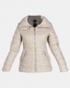 G Couture Zip Collar Puffer Cream Photo