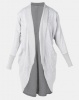 Lila Rose Long Cardi Robe Grey Photo