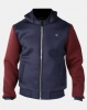 Jonathan D Keaton Hooded Bomber Jacket Navy Photo