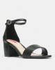 Bata Red Label Block Heel Sandal Black Photo