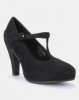 Bata Insolia Cone Heel Court Black Photo