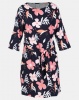 Elm Waal Flower Dress Navy Photo