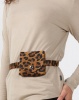 Joy Collectables Leopard Print Belt Bag Brown Photo