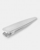 Joy Collectables Large Snap Hair Clip Matte Silver Photo