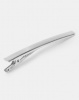 Joy Collectables Sleek Large Hair Clip Matte Silver Photo