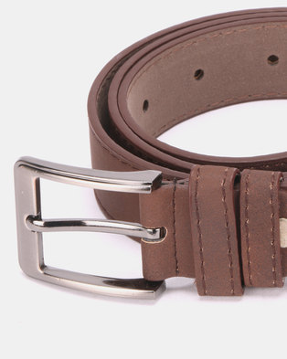 Photo of Joy Collectables Simple PU Belt Brown