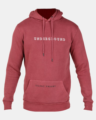 Photo of Silent Theory Places Hoodie Burgundy