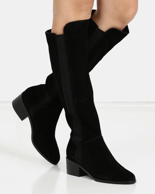Photo of Steve Madden Gieselle Black Suede Boots