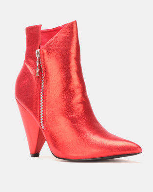 Photo of Footwork Darinka Ankle Boots Red