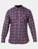 Utopia Check Shirt Cobalt/Red Photo