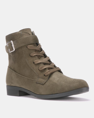 Photo of AWOL Ankle Boots Olive