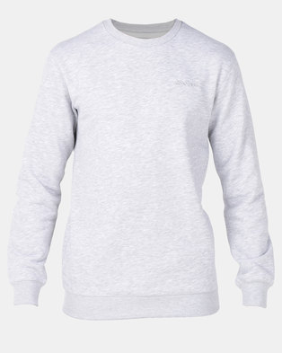 Photo of ASICSTIGER OP Crew Sweater Mid Grey Heather