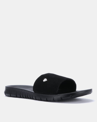 Photo of Angelsoft Avril Comfort Leather Sandal Black