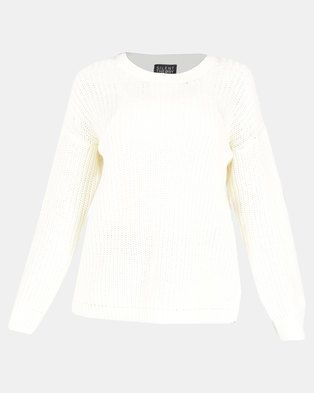 Photo of Silent Theory Intern Knit Crew Top White