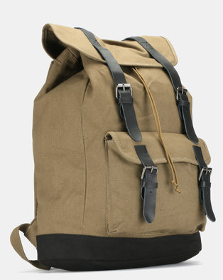 Photo of Jeep Canvas Togbag with Leather Trim Fatigue
