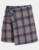 Utopia Check Aline Skirt Blue Photo