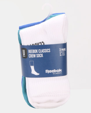 Photo of Reebok Classics Core Crew Socks 3PK Multi