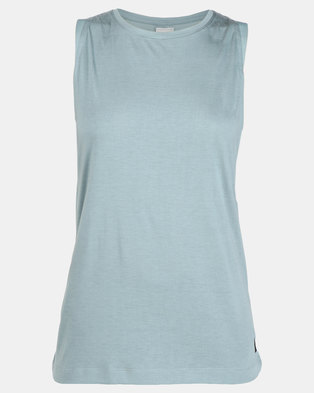 Photo of Reebok Performance TS Solid Muscle Tank Blue