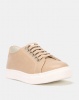 Utopia Lace Up Sneakers Nude Photo