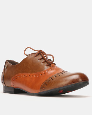 Photo of Pierre Cardin Lace Up Brogue Brown/Multi